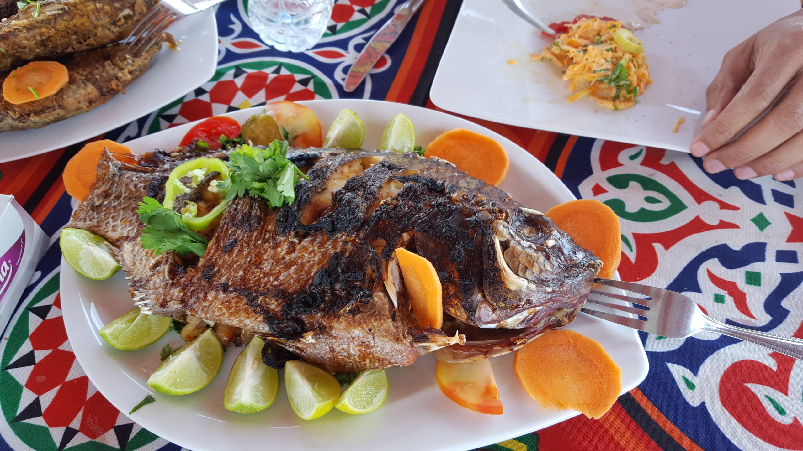 Egyptian cuisine aboard a Dahabiya Nile cruise Egyptian cuisine aboard a Dahabiya Nile cruise